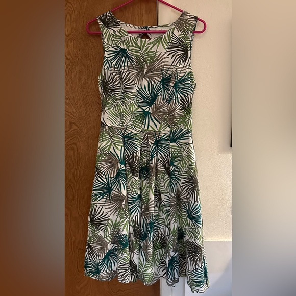 Eshakti palm tree dress, size small/ 6, great condition - Picture 1 of 11